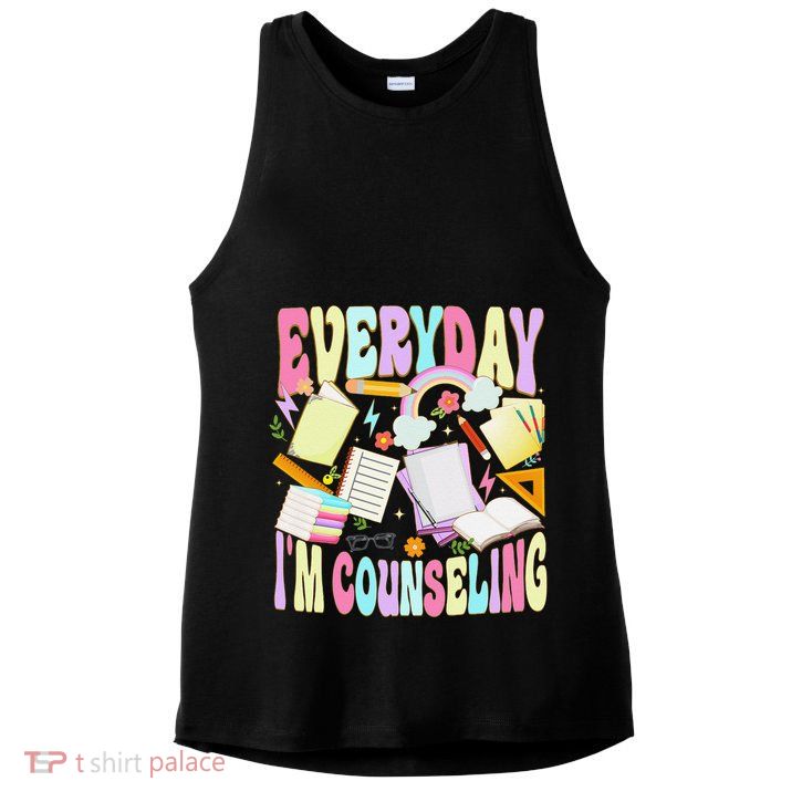 Everyday IM Counseling Funny School Counseling Week Ladies PosiCharge Tri-Blend Wicking Tank