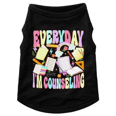 Everyday IM Counseling Funny School Counseling Week Doggie Tank