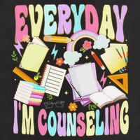 Everyday IM Counseling Funny School Counseling Week Adult Drive Performance Visor