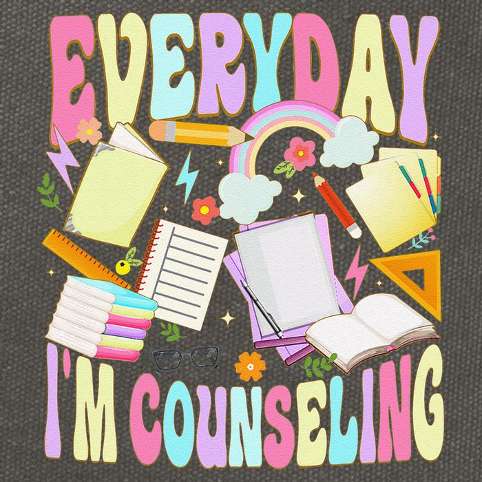 Everyday IM Counseling Funny School Counseling Week Cotton Canvas Backpack