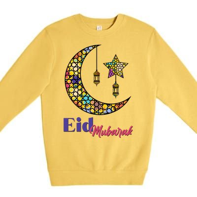 Eid Mubarak Happy Ramadan  Premium Crewneck Sweatshirt