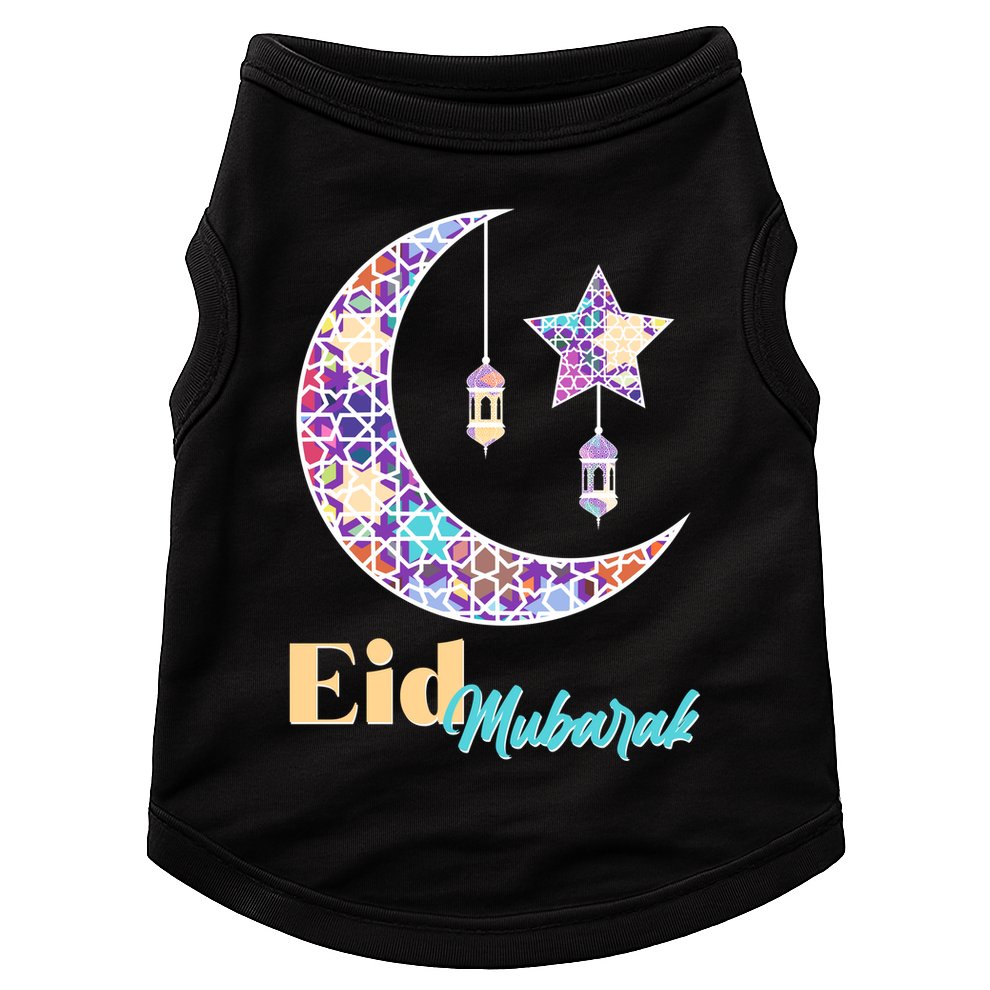 Eid Mubarak Happy Ramadan  Doggie Tank