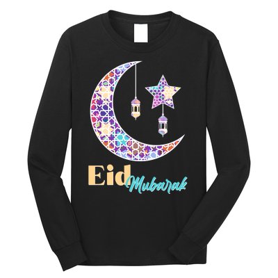 Eid Mubarak Happy Ramadan  Long Sleeve Shirt