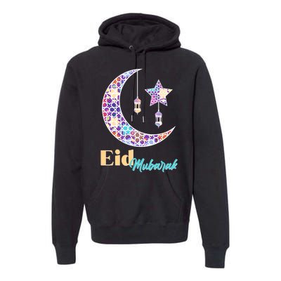 Eid Mubarak Happy Ramadan  Premium Hoodie