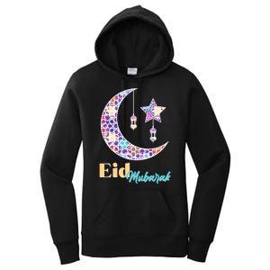 Eid Mubarak Happy Ramadan  Women's Pullover Hoodie