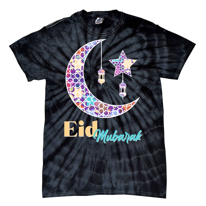 Eid Mubarak Happy Ramadan  Tie-Dye T-Shirt