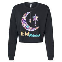 Eid Mubarak Happy Ramadan  Cropped Pullover Crew