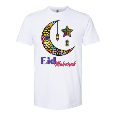 Eid Mubarak Happy Ramadan  Softstyle® CVC T-Shirt