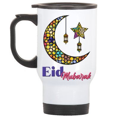 Eid Mubarak Happy Ramadan  Stainless Steel Travel Mug