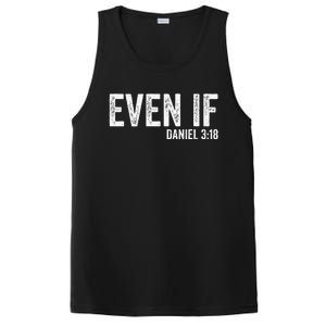 Even If Daniel 318 Bible Verse Bible Quote Christian Faith PosiCharge Competitor Tank