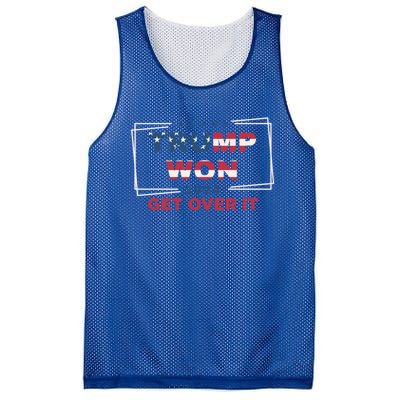 Election Inauguration Donald Trump Won 2024 Mesh Reversible Basketball Jersey Tank