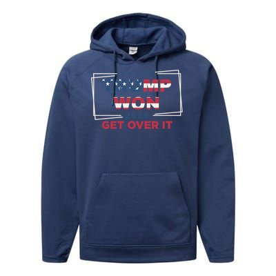 Election Inauguration Donald Trump Won 2024 Performance Fleece Hoodie