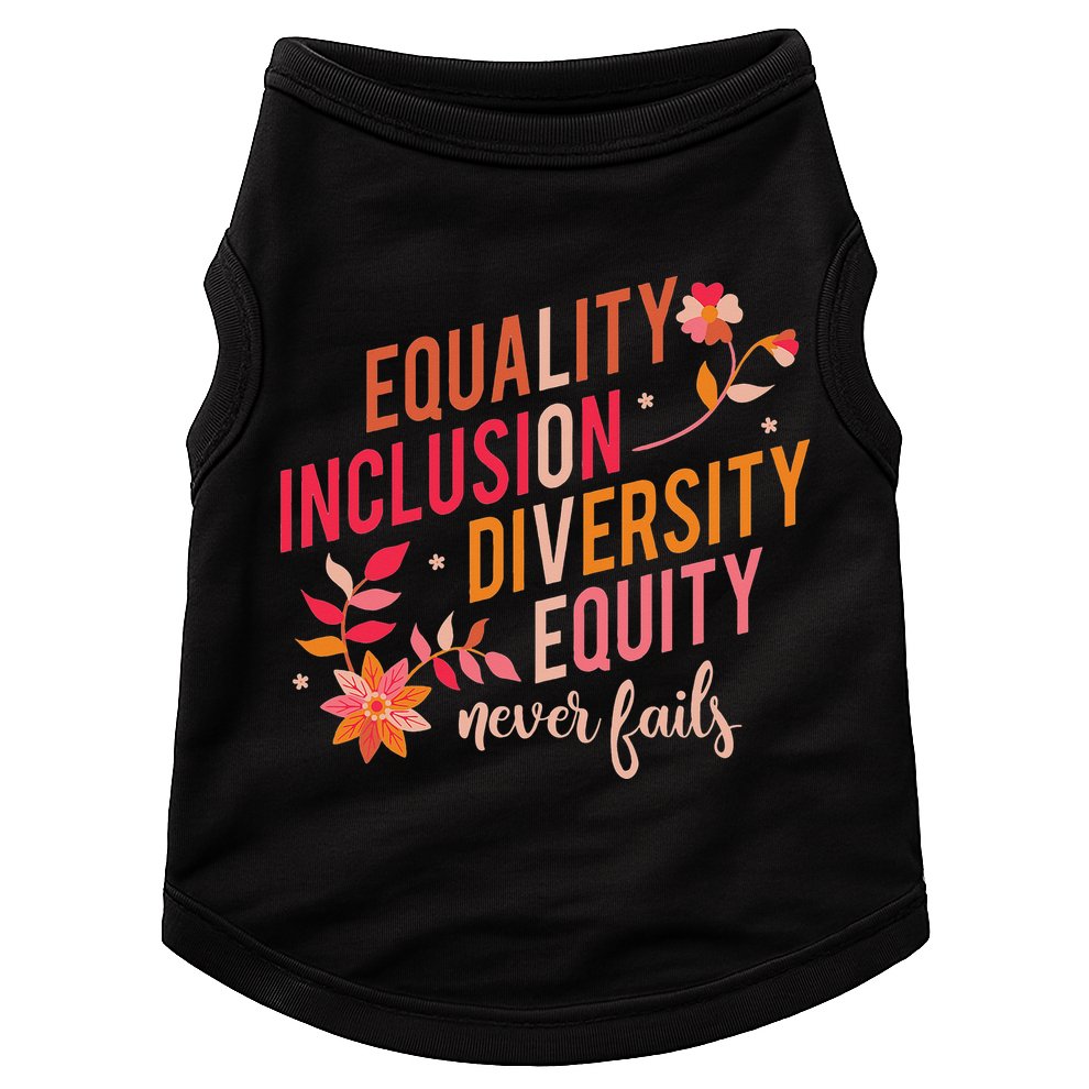 Equality Inclusion Diversity Equity Love Never Fails Teacher Doggie Tank