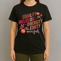 Equality Inclusion Diversity Equity Love Never Fails Teacher T-Shirt