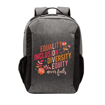 Equality Inclusion Diversity Equity Love Never Fails Teacher Vector Backpack