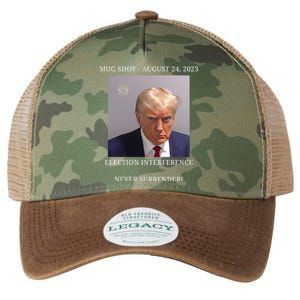 Election Interference Donald Trump Mugshot Legacy Tie Dye Trucker Hat