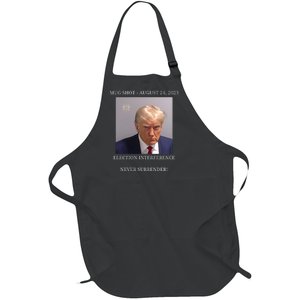 Election Interference Donald Trump Mugshot Full-Length Apron With Pockets