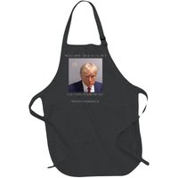 Election Interference Donald Trump Mugshot Full-Length Apron With Pockets