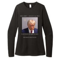 Election Interference Donald Trump Mugshot Womens CVC Long Sleeve Shirt