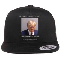 Election Interference Donald Trump Mugshot Flat Bill Trucker Hat