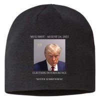 Election Interference Donald Trump Mugshot Sustainable Beanie