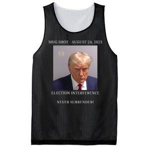 Election Interference Donald Trump Mugshot Mesh Reversible Basketball Jersey Tank