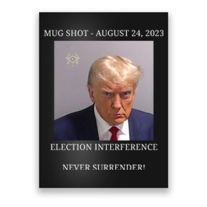 Election Interference Donald Trump Mugshot Poster