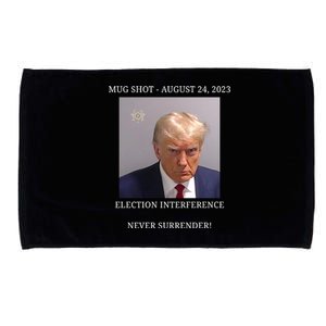 Election Interference Donald Trump Mugshot Microfiber Hand Towel