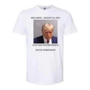 Election Interference Donald Trump Mugshot Softstyle CVC T-Shirt