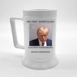 Election Interference Donald Trump Mugshot Beer Stein