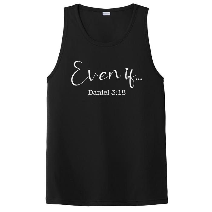 Even If Daniel 318 Bible Verse Faith PosiCharge Competitor Tank