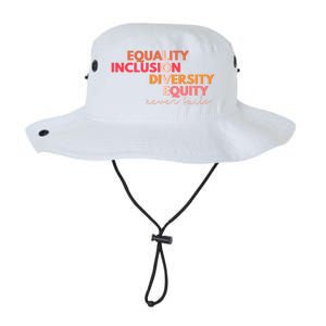 Equality Inclusion Diversity Equity Love Never Fails Teacher Great Gift Legacy Cool Fit Booney Bucket Hat