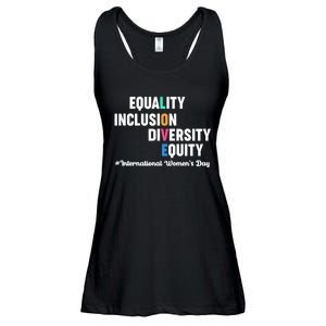 Equality Inclusion Diversity Equity International Women Day Ladies Essential Flowy Tank