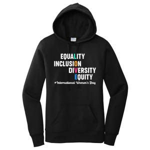 Equality Inclusion Diversity Equity International Women Day Women's Pullover Hoodie