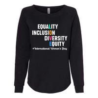 Equality Inclusion Diversity Equity International Women Day Womens California Wash Sweatshirt