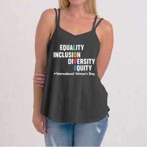 Equality Inclusion Diversity Equity International Women Day Women's Strappy Tank