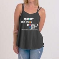 Equality Inclusion Diversity Equity International Women Day Women's Strappy Tank