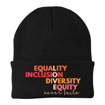 Equality Inclusion Diversity Equity Love Never Fails Teacher TShirt Beanie
