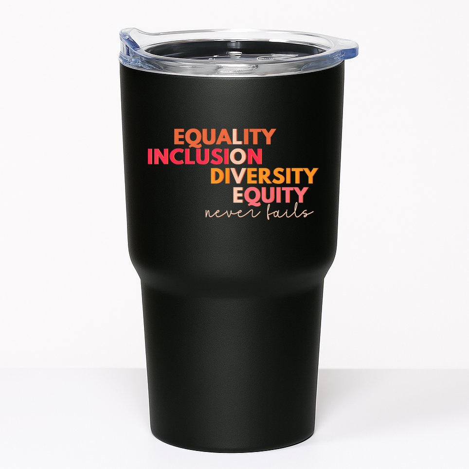 Equality Inclusion Diversity Equity Love Never Fails Teacher TShirt Tumbler