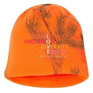 Equality Inclusion Diversity Equity Love Never Fails Teacher TShirt Kati - Camo Knit Beanie