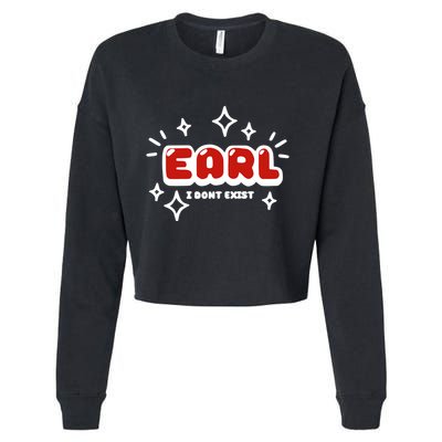 Earl I Dont Exist Cropped Pullover Crew