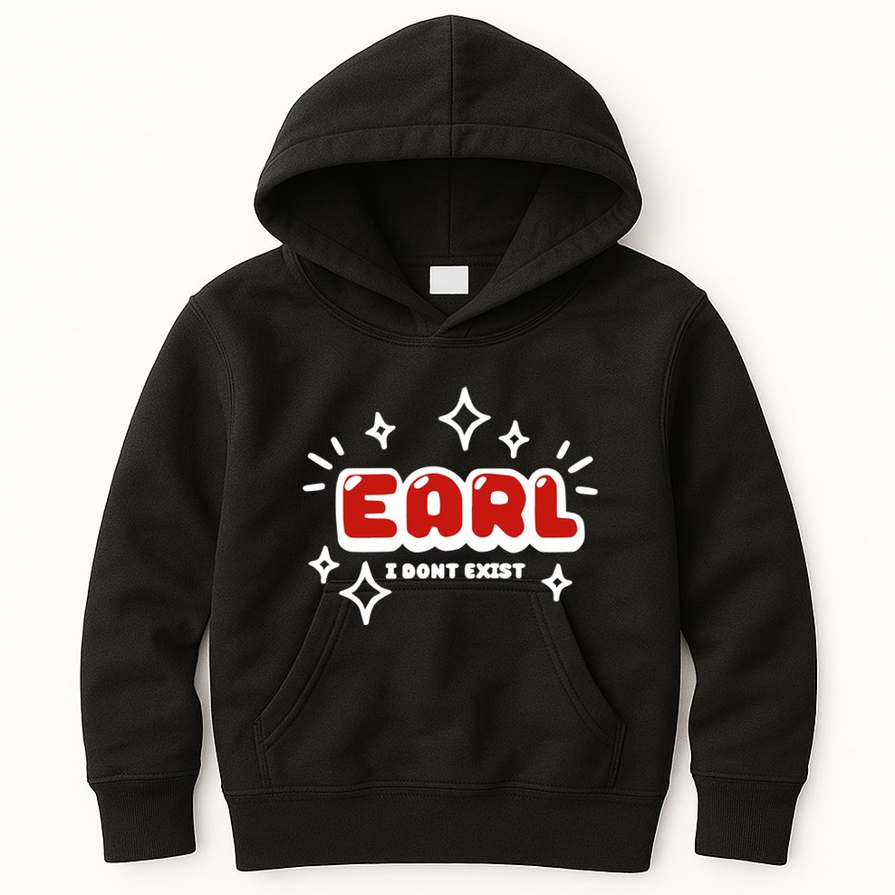Earl I Dont Exist Kids Hoodie