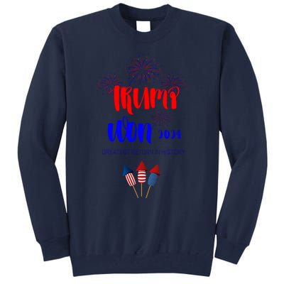 Election Inauguration Donald Trump Won 2024 Tall Sweatshirt