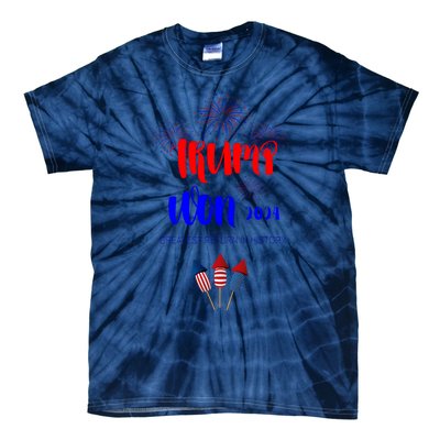 Election Inauguration Donald Trump Won 2024 Tie-Dye T-Shirt