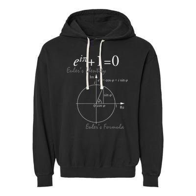 Euler's Identity Euler's Formula For Math Geeks Garment-Dyed Fleece Hoodie