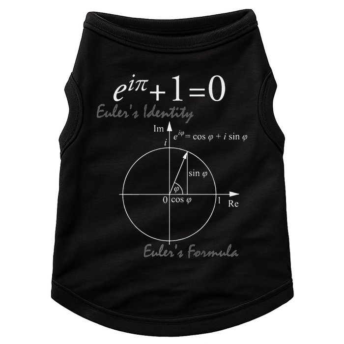 Euler's Identity Euler's Formula For Math Geeks Doggie Tank