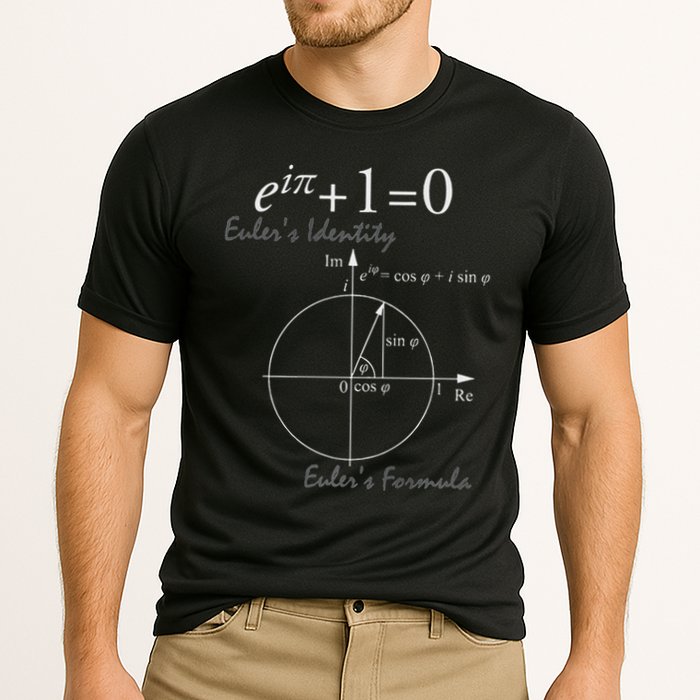 Euler's Identity Euler's Formula For Math Geeks Cooling Performance Crew T-Shirt