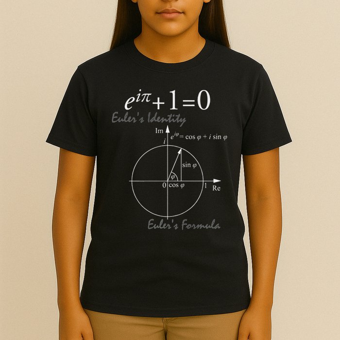 Euler's Identity Euler's Formula For Math Geeks T-Shirt