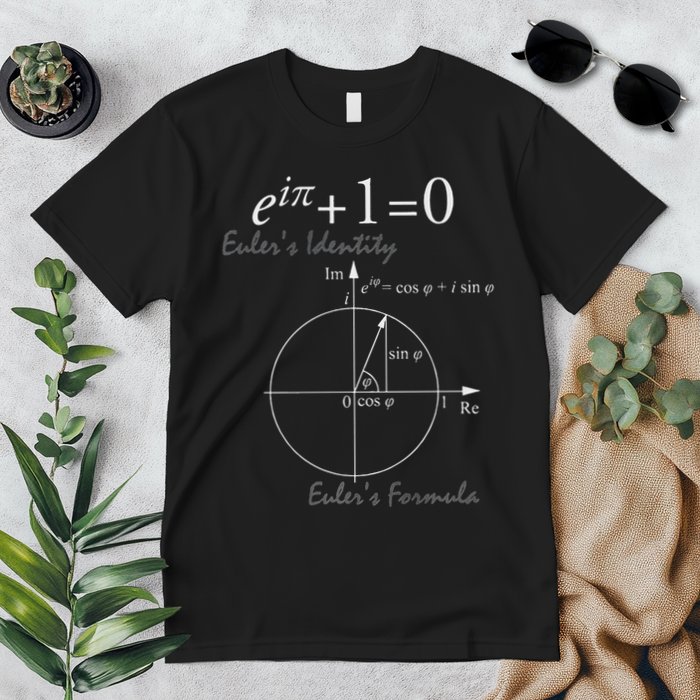 Euler's Identity Euler's Formula For Math Geeks Premium T-Shirt