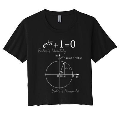 Euler's Identity Euler's Formula For Math Geeks Crop Top